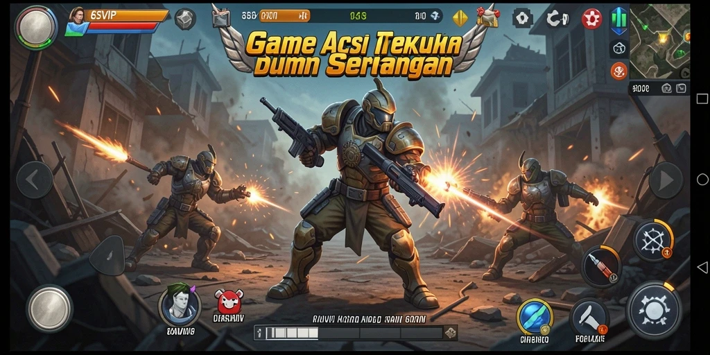Tampilan gameplay 6SVIP yang menarik dan penuh aksi.