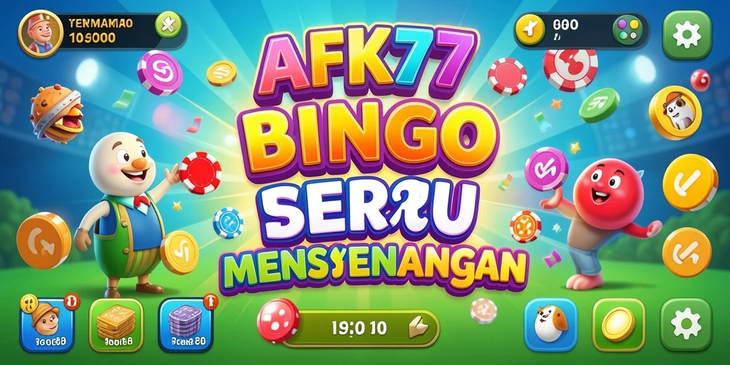 Tampilan gameplay AFK77 dalam aksi Bingo yang seru dan interaktif.
