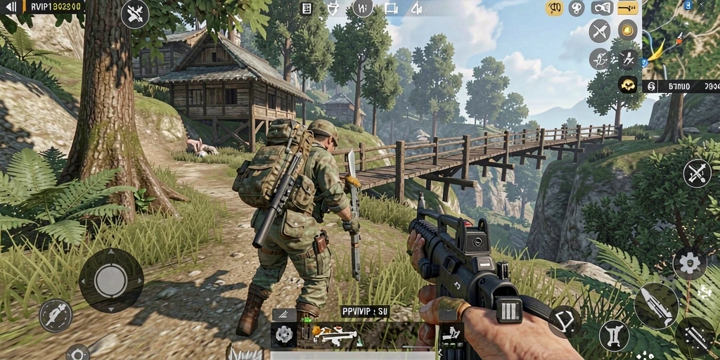 Tampilan gameplay RPVIP1 yang mendebarkan dan intens.