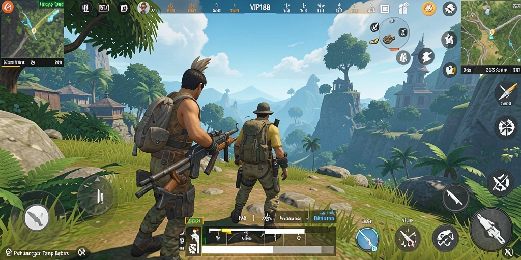Tampilan menarik dari gameplay Open World di VIP188.